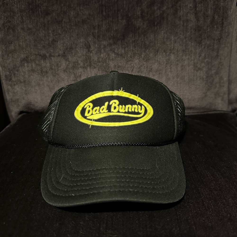 2022 Bad Bunny El Ultimo Tour Del Mundo Official Black Hat Concert Snapback Cap